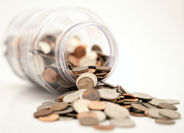Jar of coins